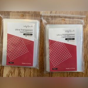 Ultra Transparent Card Sleeves by MayReed New